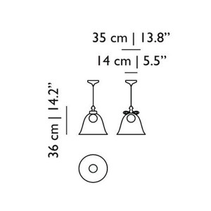 Bell Lamp suspension - Moooi