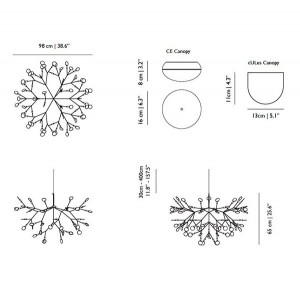 Heracleum II suspension - Moooi